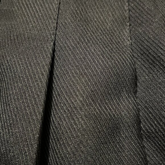 H&M Divided Pleated Mini Skirt Black Tennis Cheer Skirt Ribbon Trim Size 8 - Picture 3 of 9